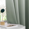 image:imageNICETOWN Ombre Room Darkening Curtains Sea Teal for Windows 95 inch Long Grommet Decorative Curtains for BedroomLiving Room Modern Design Gradient Drapes 2 Panels104 WWhite to Sage Green