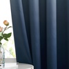 image:imageNICETOWN Ombre Room Darkening Curtains Sea Teal for Windows 95 inch Long Grommet Decorative Curtains for BedroomLiving Room Modern Design Gradient Drapes 2 Panels104 WWhite to Navy Blue