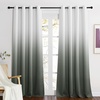 image:imageNICETOWN Ombre Room Darkening Curtains Sea Teal for Windows 95 inch Long Grommet Decorative Curtains for BedroomLiving Room Modern Design Gradient Drapes 2 Panels104 WWhite to Dark Mallard