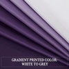 image:imageNICETOWN Ombre Room Darkening Curtains Sea Teal for Windows 95 inch Long Grommet Decorative Curtains for BedroomLiving Room Modern Design Gradient Drapes 2 Panels104 WWhite to Purple