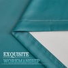 image:imageNICETOWN Ombre Room Darkening Curtains Sea Teal for Windows 95 inch Long Grommet Decorative Curtains for BedroomLiving Room Modern Design Gradient Drapes 2 Panels104 WWhite to Sea Teal
