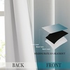 image:imageNICETOWN Ombre Room Darkening Curtains Sea Teal for Windows 95 inch Long Grommet Decorative Curtains for BedroomLiving Room Modern Design Gradient Drapes 2 Panels104 WWhite to Sea Teal