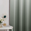 image:imageNICETOWN Ombre Room Darkening Curtains Sea Teal for Windows 95 inch Long Grommet Decorative Curtains for BedroomLiving Room Modern Design Gradient Drapes 2 Panels104 WWhite to Dark Mallard