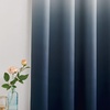 image:imageNICETOWN Ombre Room Darkening Curtains Sea Teal for Windows 95 inch Long Grommet Decorative Curtains for BedroomLiving Room Modern Design Gradient Drapes 2 Panels104 WWhite to Navy Blue