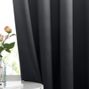 image:imageNICETOWN Ombre Room Darkening Curtains Sea Teal for Windows 95 inch Long Grommet Decorative Curtains for BedroomLiving Room Modern Design Gradient Drapes 2 Panels104 WWhite to Black