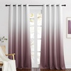 image:imageNICETOWN Ombre Room Darkening Curtains Sea Teal for Windows 95 inch Long Grommet Decorative Curtains for BedroomLiving Room Modern Design Gradient Drapes 2 Panels104 WWhite to Dry Rose