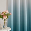 image:imageNICETOWN Ombre Room Darkening Curtains Sea Teal for Windows 95 inch Long Grommet Decorative Curtains for BedroomLiving Room Modern Design Gradient Drapes 2 Panels104 WWhite to Sea Teal