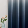 image:imageNICETOWN Ombre Room Darkening Curtains Sea Teal for Windows 95 inch Long Grommet Decorative Curtains for BedroomLiving Room Modern Design Gradient Drapes 2 Panels104 WWhite to Navy Blue