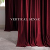 image:imageNICETOWN Sage Green Velvet Curtains amp Drapes  Blackout Thermal Insulating Soft Window Curtains for Bedroom Living Room Dining Sliding Glass Door W52 x L90 inches 2 PanelsDeep Red
