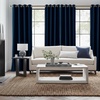 image:imageNICETOWN Sage Green Velvet Curtains amp Drapes  Blackout Thermal Insulating Soft Window Curtains for Bedroom Living Room Dining Sliding Glass Door W52 x L90 inches 2 Panels100 Blackout  Navy Blue