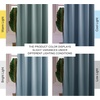image:imageNICETOWN Sage Green Velvet Curtains amp Drapes  Blackout Thermal Insulating Soft Window Curtains for Bedroom Living Room Dining Sliding Glass Door W52 x L90 inches 2 PanelsStone Blue