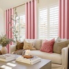 image:imageNICETOWN Sage Green Velvet Curtains amp Drapes  Blackout Thermal Insulating Soft Window Curtains for Bedroom Living Room Dining Sliding Glass Door W52 x L90 inches 2 PanelsBaby Pink
