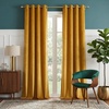 image:imageNICETOWN Sage Green Velvet Curtains amp Drapes  Blackout Thermal Insulating Soft Window Curtains for Bedroom Living Room Dining Sliding Glass Door W52 x L90 inches 2 PanelsGold Brown