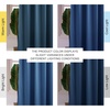 image:imageNICETOWN Sage Green Velvet Curtains amp Drapes  Blackout Thermal Insulating Soft Window Curtains for Bedroom Living Room Dining Sliding Glass Door W52 x L90 inches 2 PanelsNavy Blue