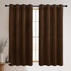 image:imageNICETOWN Sage Green Velvet Curtains amp Drapes  Blackout Thermal Insulating Soft Window Curtains for Bedroom Living Room Dining Sliding Glass Door W52 x L90 inches 2 PanelsBrown