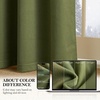 image:imageNICETOWN Sage Green Velvet Curtains amp Drapes  Blackout Thermal Insulating Soft Window Curtains for Bedroom Living Room Dining Sliding Glass Door W52 x L90 inches 2 Panels100 Blackout  Moss Green