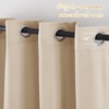 image:imageNICETOWN Sage Green Velvet Curtains amp Drapes  Blackout Thermal Insulating Soft Window Curtains for Bedroom Living Room Dining Sliding Glass Door W52 x L90 inches 2 PanelsBeige