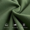 image:imageNICETOWN Sage Green Velvet Curtains amp Drapes  Blackout Thermal Insulating Soft Window Curtains for Bedroom Living Room Dining Sliding Glass Door W52 x L90 inches 2 Panels100 Blackout  Olive Green