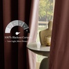 image:imageNICETOWN Sage Green Velvet Curtains amp Drapes  Blackout Thermal Insulating Soft Window Curtains for Bedroom Living Room Dining Sliding Glass Door W52 x L90 inches 2 Panels100 Blackout  Dusty Pink