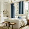 image:imageNICETOWN Sage Green Velvet Curtains amp Drapes  Blackout Thermal Insulating Soft Window Curtains for Bedroom Living Room Dining Sliding Glass Door W52 x L90 inches 2 PanelsStone Blue