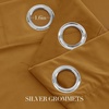 image:imageNICETOWN Sage Green Velvet Curtains amp Drapes  Blackout Thermal Insulating Soft Window Curtains for Bedroom Living Room Dining Sliding Glass Door W52 x L90 inches 2 PanelsGold Brown