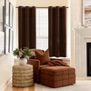 image:imageNICETOWN Sage Green Velvet Curtains amp Drapes  Blackout Thermal Insulating Soft Window Curtains for Bedroom Living Room Dining Sliding Glass Door W52 x L90 inches 2 PanelsBrown