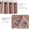 image:imageNICETOWN Sage Green Velvet Curtains amp Drapes  Blackout Thermal Insulating Soft Window Curtains for Bedroom Living Room Dining Sliding Glass Door W52 x L90 inches 2 Panels100 Blackout  Dusty Pink