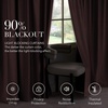 image:imageNICETOWN Sage Green Velvet Curtains amp Drapes  Blackout Thermal Insulating Soft Window Curtains for Bedroom Living Room Dining Sliding Glass Door W52 x L90 inches 2 PanelsDusty Rose Pink