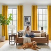 image:imageNICETOWN Sage Green Velvet Curtains amp Drapes  Blackout Thermal Insulating Soft Window Curtains for Bedroom Living Room Dining Sliding Glass Door W52 x L90 inches 2 PanelsYellowish Gold