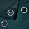 image:imageNICETOWN Sage Green Velvet Curtains amp Drapes  Blackout Thermal Insulating Soft Window Curtains for Bedroom Living Room Dining Sliding Glass Door W52 x L90 inches 2 PanelsTeal