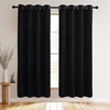 image:imageNICETOWN Sage Green Velvet Curtains amp Drapes  Blackout Thermal Insulating Soft Window Curtains for Bedroom Living Room Dining Sliding Glass Door W52 x L90 inches 2 PanelsBlack