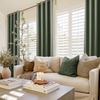 image:imageNICETOWN Sage Green Velvet Curtains amp Drapes  Blackout Thermal Insulating Soft Window Curtains for Bedroom Living Room Dining Sliding Glass Door W52 x L90 inches 2 PanelsSage Green