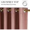 image:imageNICETOWN Sage Green Velvet Curtains amp Drapes  Blackout Thermal Insulating Soft Window Curtains for Bedroom Living Room Dining Sliding Glass Door W52 x L90 inches 2 PanelsDesert Rose