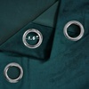 image:imageNICETOWN Sage Green Velvet Curtains amp Drapes  Blackout Thermal Insulating Soft Window Curtains for Bedroom Living Room Dining Sliding Glass Door W52 x L90 inches 2 PanelsTeal