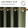 image:imageNICETOWN Sage Green Velvet Curtains amp Drapes  Blackout Thermal Insulating Soft Window Curtains for Bedroom Living Room Dining Sliding Glass Door W52 x L90 inches 2 PanelsGrey Green