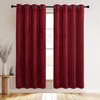 image:imageNICETOWN Sage Green Velvet Curtains amp Drapes  Blackout Thermal Insulating Soft Window Curtains for Bedroom Living Room Dining Sliding Glass Door W52 x L90 inches 2 PanelsRed