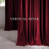 image:imageNICETOWN Sage Green Velvet Curtains amp Drapes  Blackout Thermal Insulating Soft Window Curtains for Bedroom Living Room Dining Sliding Glass Door W52 x L90 inches 2 PanelsDeep Red