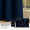 image:imageNICETOWN Sage Green Velvet Curtains amp Drapes  Blackout Thermal Insulating Soft Window Curtains for Bedroom Living Room Dining Sliding Glass Door W52 x L90 inches 2 Panels100 Blackout  Navy Blue