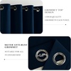 image:imageNICETOWN Sage Green Velvet Curtains amp Drapes  Blackout Thermal Insulating Soft Window Curtains for Bedroom Living Room Dining Sliding Glass Door W52 x L90 inches 2 Panels100 Blackout  Navy Blue