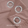 image:imageNICETOWN Sage Green Velvet Curtains amp Drapes  Blackout Thermal Insulating Soft Window Curtains for Bedroom Living Room Dining Sliding Glass Door W52 x L90 inches 2 PanelsDusty Pink