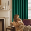 image:imageNICETOWN Sage Green Velvet Curtains amp Drapes  Blackout Thermal Insulating Soft Window Curtains for Bedroom Living Room Dining Sliding Glass Door W52 x L90 inches 2 PanelsEmerald Green
