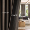 image:imageNICETOWN Sage Green Velvet Curtains amp Drapes  Blackout Thermal Insulating Soft Window Curtains for Bedroom Living Room Dining Sliding Glass Door W52 x L90 inches 2 PanelsTaupe