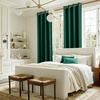 image:imageNICETOWN Sage Green Velvet Curtains amp Drapes  Blackout Thermal Insulating Soft Window Curtains for Bedroom Living Room Dining Sliding Glass Door W52 x L90 inches 2 PanelsEmerald Green