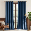 image:imageNICETOWN Sage Green Velvet Curtains amp Drapes  Blackout Thermal Insulating Soft Window Curtains for Bedroom Living Room Dining Sliding Glass Door W52 x L90 inches 2 PanelsNavy Blue