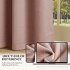 image:imageNICETOWN Sage Green Velvet Curtains amp Drapes  Blackout Thermal Insulating Soft Window Curtains for Bedroom Living Room Dining Sliding Glass Door W52 x L90 inches 2 Panels100 Blackout  Dusty Pink