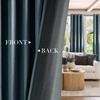 image:imageNICETOWN Sage Green Velvet Curtains amp Drapes  Blackout Thermal Insulating Soft Window Curtains for Bedroom Living Room Dining Sliding Glass Door W52 x L90 inches 2 PanelsSlate Blue