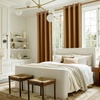 image:imageNICETOWN Sage Green Velvet Curtains amp Drapes  Blackout Thermal Insulating Soft Window Curtains for Bedroom Living Room Dining Sliding Glass Door W52 x L90 inches 2 PanelsGolden Brown