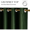 image:imageNICETOWN Sage Green Velvet Curtains amp Drapes  Blackout Thermal Insulating Soft Window Curtains for Bedroom Living Room Dining Sliding Glass Door W52 x L90 inches 2 PanelsOlive Green