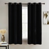 image:imageNICETOWN Sage Green Velvet Curtains amp Drapes  Blackout Thermal Insulating Soft Window Curtains for Bedroom Living Room Dining Sliding Glass Door W52 x L90 inches 2 PanelsBlack