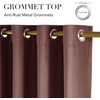 image:imageNICETOWN Sage Green Velvet Curtains amp Drapes  Blackout Thermal Insulating Soft Window Curtains for Bedroom Living Room Dining Sliding Glass Door W52 x L90 inches 2 PanelsDusty Rose Pink